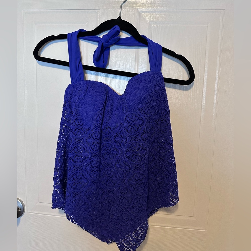 Blue/Royal purple Halter Top bikini